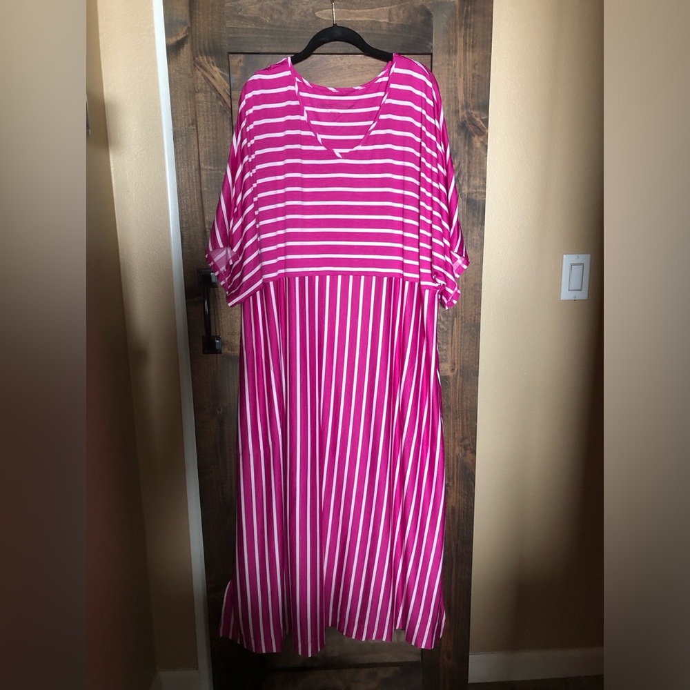 Knit maxi dress by Carole Hockman